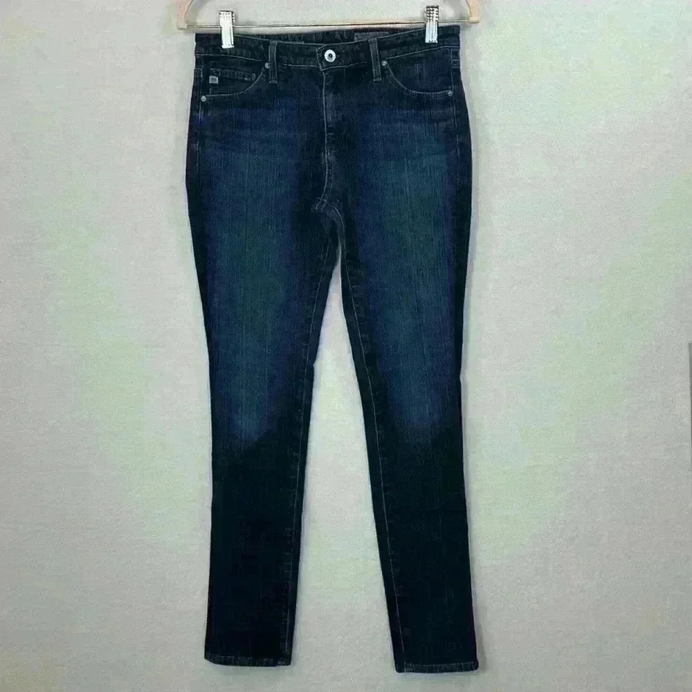 AG Adriano Goldschmied Jeans Size 27R Medium Wash Mid Rise Cigarette